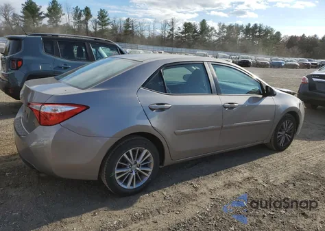 2015 Toyota Corolla L from USA, damaged, VIN 2T1BURHE3FC437653